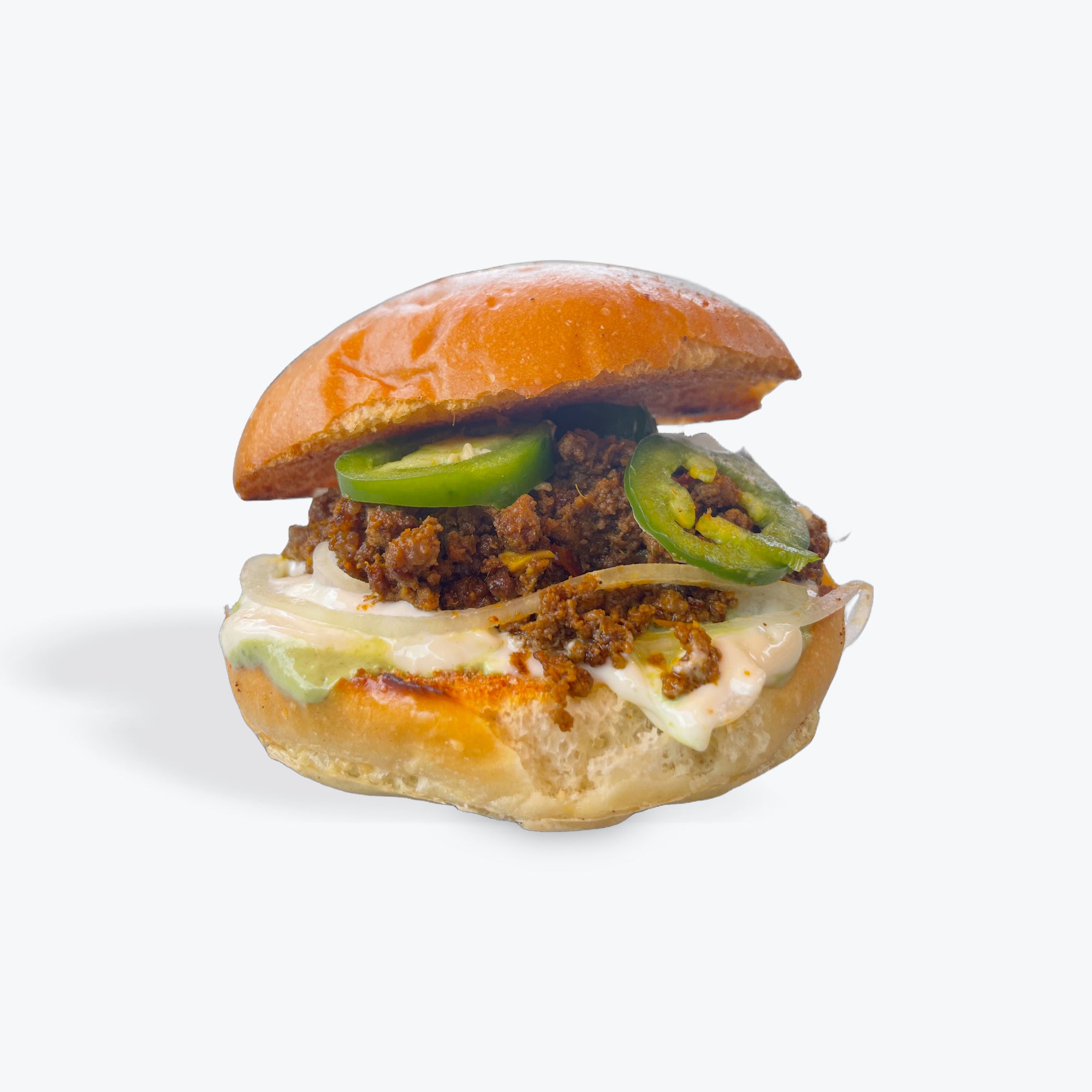 Spicy Keema Beef Burger